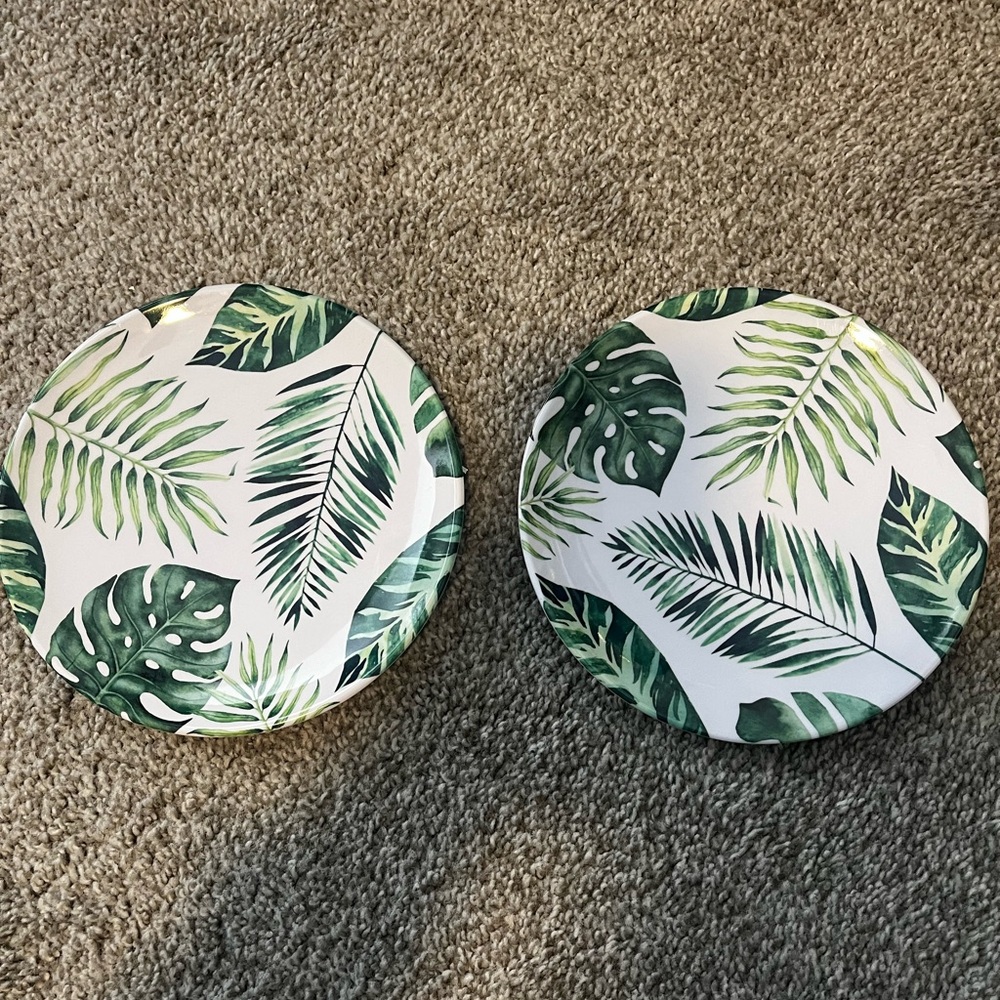 set of ‘houseplant’ plates